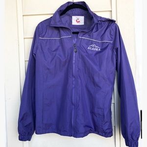 Purple Alaska Windbreaker Jacket